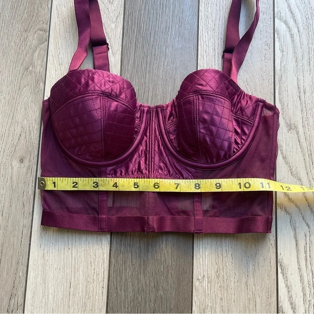Victoria's Secret Deep Purple Bustier Bra